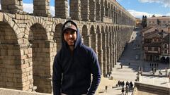 Asensio celebró en Segovia el triunfo logrado ante el Valencia