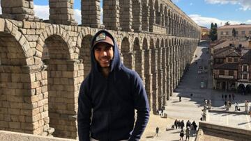 Asensio celebró en Segovia el triunfo logrado ante el Valencia