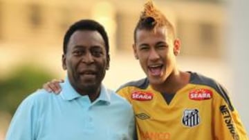 Pelé y Neymar.
