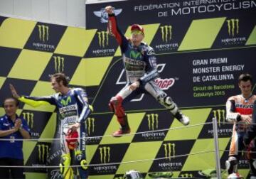 Cuarta victoria consecutiva de Jorge Lorenzo .