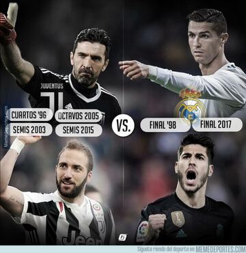The best memes of Juventus - Real Madrid