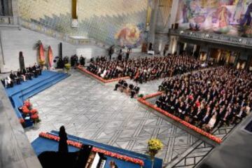 Juan Manuel Santos recibe el premio al Nobel de la Paz