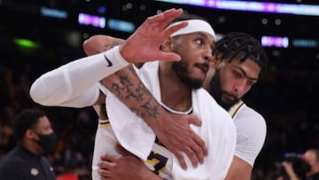 Carmelo anota 28 puntos desde el banquillo y los Lakers suman su primera victoria de la temporada. Westbrook mejora, pero desaparece al final. Morant, con 40 puntos, &eacute;pico,