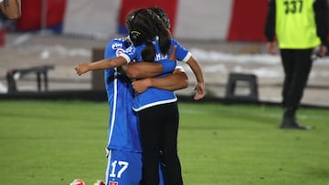 Futbol, Universidad de Chile vs Nublense.
Copa Chile 2024.
Los jugadores de Universidad de Chile celebran el triunfo contra Nublense durante el partido por la final de la Copa Chile disputado en el estadio Nacional en Santiago, Chile.
20/11/2024
Jonnathan Oyarzun/Photosport
Football, Universidad de Chile vs Nublense.
2024 Copa Chile Championship.
Universidad de Chile's players reacts after winning against Nublense during the final of Copa Chile match held at the Nacional stadium in Santiago, Chile.
20/11/2024
Jonnathan Oyarzun/Photosport
