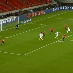 La diferencia en el fútbol es el gol: sin perdón Werner tras una contra mágica alemana