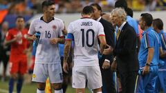 José Pékerman, técnico de la Selección Colombia, se mostró decepcionado tras caer en semifinales de la Copa América Centenario frente a Chile.