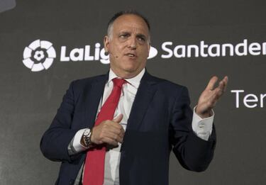 Rubiales' delight and Tebas' annoyance