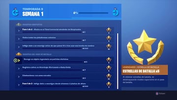 Fortnite Battle Royale: Desaf&iacute;os de la Semana 1 de la Temporada 9