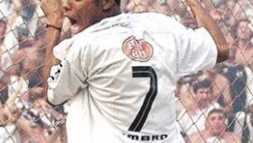 <b>SUPERSTICIÓN. </b>Robinho piensa que el siete siempre le trajo suerte.