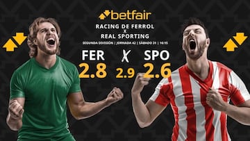 Racing Club Ferrol vs. Real Sporting de Gijón: horario, dónde ver, pronósticos y clasificación