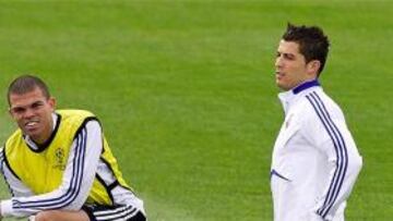 Cristiano entrena y entra en la convocatoria para el Lyon