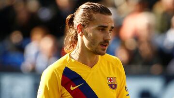 El delantero franc&eacute;s del Barcelona, Antoine Griezmann, durante un partido.