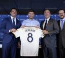 Gerrard, presentado como nuevo jugador de Los Ángeles Galaxy