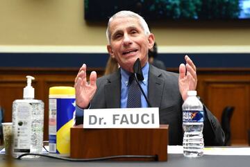 Dr. Anthony Fauci, Director of the National Institute for Allergy and Infectious Diseases, National Institutes of Health, testifies during a House Energy and Commerce Committee hearing on the Trump Administration's Response to the COVID-19 Pandemic, on Ca