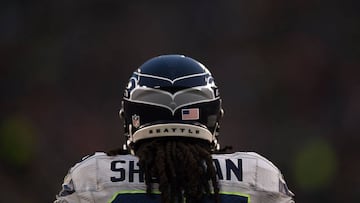 GREEN BAY, WI - DECEMBER 11: Richard Sherman #25 of the Seattle Seahawks watches action during a game during the second quarter of a game against the Green Bay Packers at Lambeau Field on December 11, 2016 in Green Bay, Wisconsin.   Stacy Revere/Getty Images/AFP
 == FOR NEWSPAPERS, INTERNET, TELCOS &amp; TELEVISION USE ONLY ==