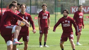 River retomó las prácticas con la vuelta de Casco