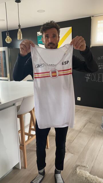 Camiseta con la que corrió la maratón de los Juegos Olímpicos Pekín.