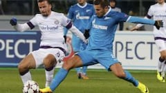 Zenit y Austria Viena se reparten los puntos de un partido gris