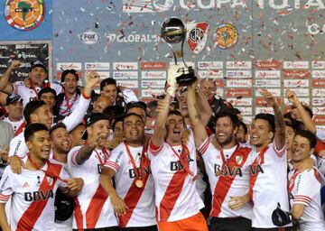 River Plate (Argentina) en 2014, con un 86,7 por ciento de rendimiento en 10 partidos invicto, con 8 triunfos y 2 empates.