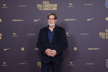 Manolo Flores, exjugador de la sección de baloncesto del Barcelona, en la alfombra roja del gran Teatro del Liceu.