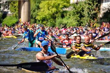 La fiesta de 'Les Piragües' ha cumplido hoy su 85ª edición. Declarada fiesta de Interés Turístico Internacional la comarca asturiana acoge cada año a miles de aficionados a la piragua. 