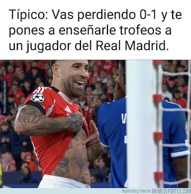 Los mejores memes de la ida del playoff a octavos de la Champions