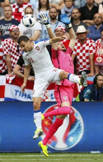 David Lafata y Danijel Subasic.