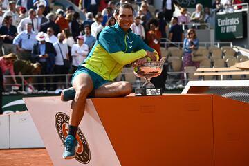 Rafa Nadal ganó su 14º Roland Garros, después de vencer a Casper Ruud por 6-3, 6-3, 6-0.