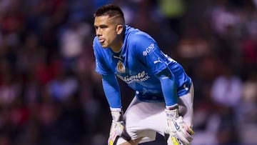 Miguel Jiménez durante un partido con las Chivas.