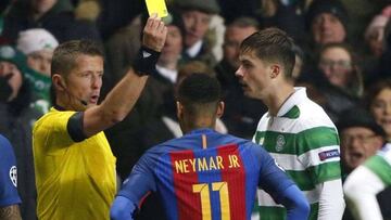 Zaguero del Celtic de Escocia criticó duramente a Neymar