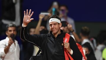 Del Potro, el día de su despedida en Buenos Aires.