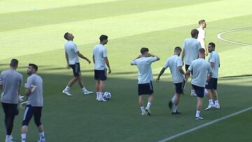 Entrenamiento de la Selección Española previa a la Nations League