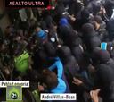 La violencia de 300 ultras del Marsella atacando a los jugadores y al DT