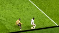 Vinicius’ insane play to assist Bellingham caught from the stands