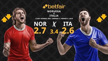 Noruega vs. Italia: horario, dónde ver, pronósticos y clasificación
