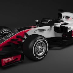 Haas es el más rápido de 2018...
y presenta por sorpresa el VF-18