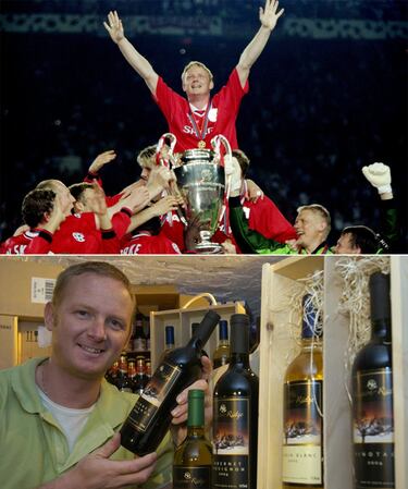 David May jugó en el Manchester United en los 90. Con los 'Red Devils' ganó ligas, copas y una Champions League. Con el dinero acumulado en su etapa de futbolista decidió dedicarse a la importación de vinos.