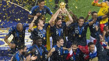 Francia con la Copa del Mundo.