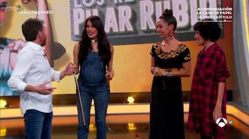 Pablo Motos, Pilar Rubio, Oona Chaplin y Geraldine Chaplin