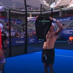 La última de Lebrón: celebración a lo Messi y nuevo enganchón con Yanguas y Garrido