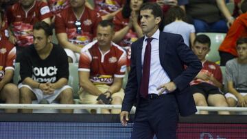 Duda durante un partido de ElPozo Murcia.