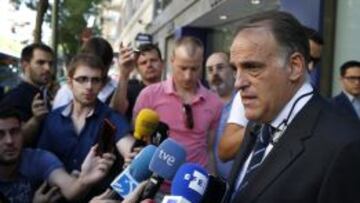 Tebas: "La Liga no se juega la credibilidad con esta decisión"