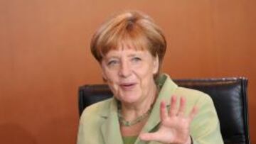 Markel, reunida con su gabinete.