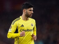 Asensio durante un partido con el Fenerbahçe.