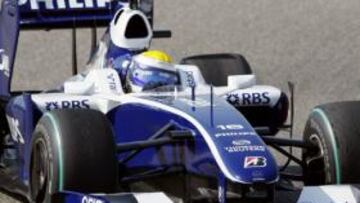 <b>FÓRMULA 1 </b>Monoplaza de la escudería Williams.