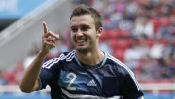 Pezzella, con Argentina.