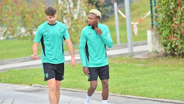 09/07/24 ATHLETIC BILBAO
ENTRENAMIENTO UNAI EGILUZ Y ALVARO DJALO PRETEMPORADA