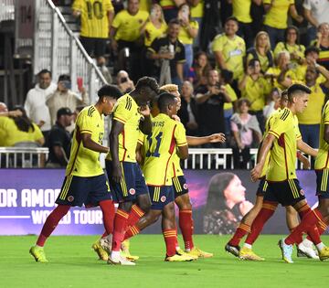 Dávinson Sánchez y Radamel Falcao anotaron en el triunfo 2-0 de Colombia contra Paraguay en el último partido que disputarán los dirigidos por Néstor Lorenzo en el 2022