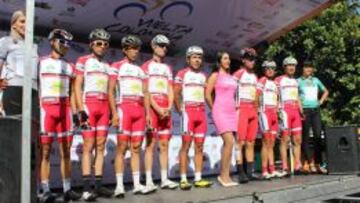 Equipo Rionegro en la Vuelta a Colombia 2015