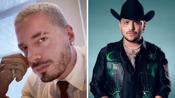 J Balvin reacciona a la canción que Christian Nodal le dedicó